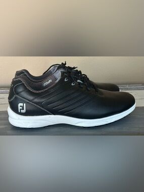 FootJoy ARC SL Golf Shoes Men’s 10.5M Black Spikeless Waterproof Athletic